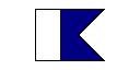 Nautical Signal flag pennant letter A a