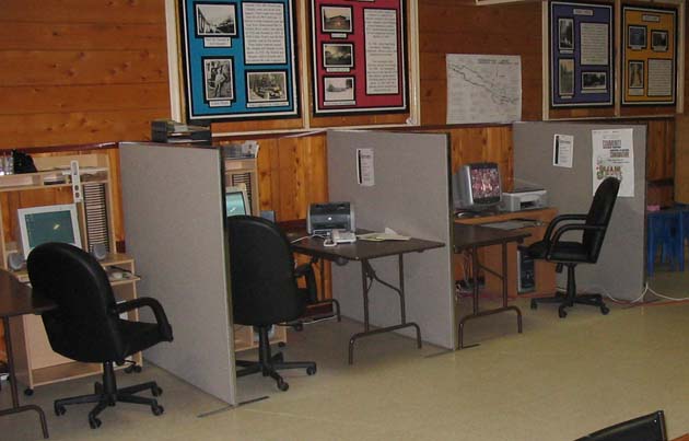The computer room