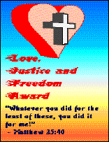 Love Justice And Freedom Award